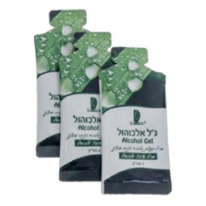 10 יחידות של אלכוג'ל 2 מ"ל